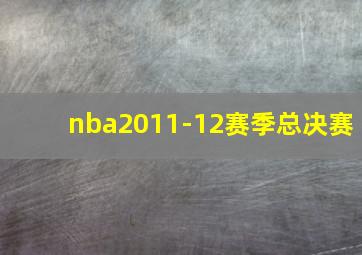 nba2011-12赛季总决赛