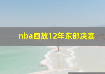 nba回放12年东部决赛