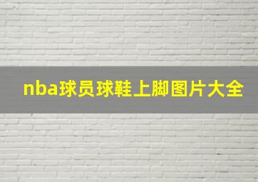 nba球员球鞋上脚图片大全