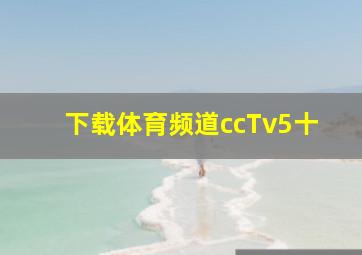 下载体育频道ccTv5十