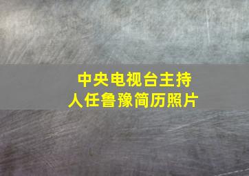 中央电视台主持人任鲁豫简历照片