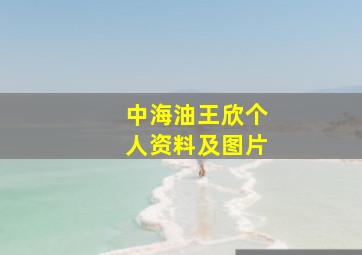 中海油王欣个人资料及图片