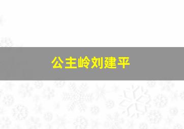 公主岭刘建平