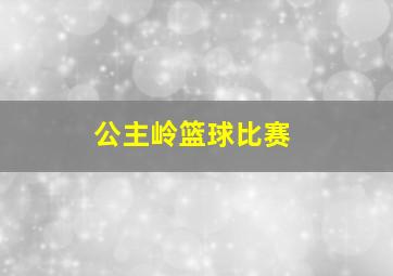 公主岭篮球比赛