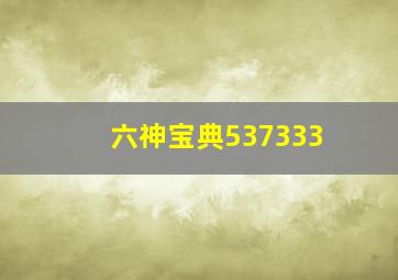 六神宝典537333