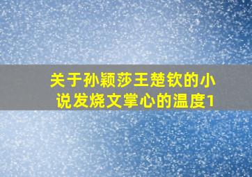 关于孙颖莎王楚钦的小说发烧文掌心的温度1