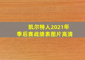 凯尔特人2021年季后赛战绩表图片高清