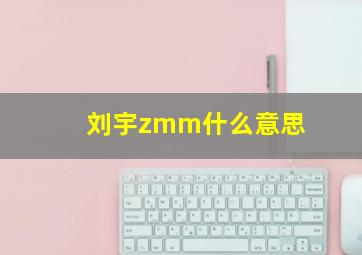 刘宇zmm什么意思