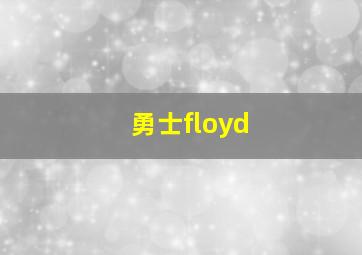 勇士floyd