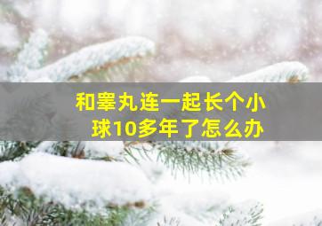 和睾丸连一起长个小球10多年了怎么办