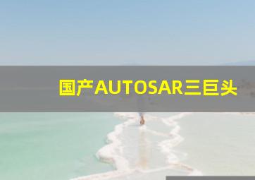 国产AUTOSAR三巨头