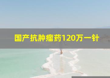 国产抗肿瘤药120万一针