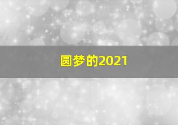 圆梦的2021