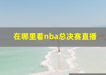 在哪里看nba总决赛直播