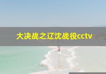 大决战之辽沈战役cctv