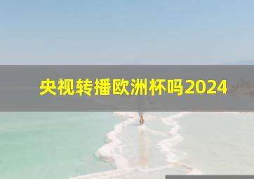 央视转播欧洲杯吗2024