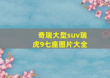 奇瑞大型suv瑞虎9七座图片大全