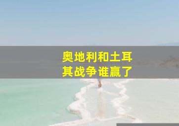 奥地利和土耳其战争谁赢了