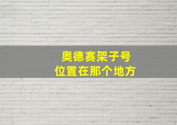 奥德赛架子号位置在那个地方