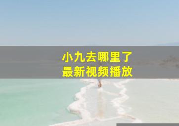 小九去哪里了最新视频播放