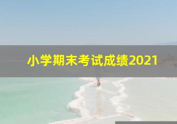 小学期末考试成绩2021