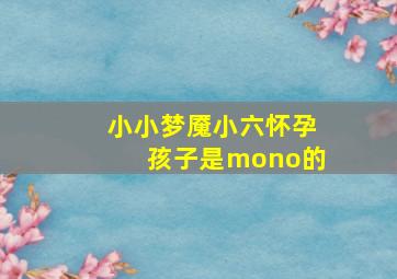 小小梦魇小六怀孕孩子是mono的