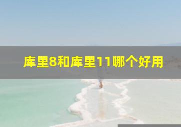 库里8和库里11哪个好用