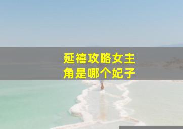 延禧攻略女主角是哪个妃子