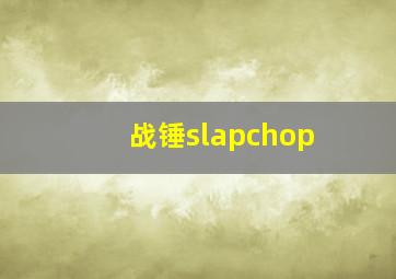 战锤slapchop