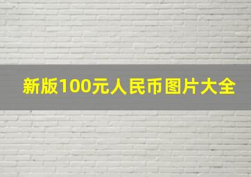 新版100元人民币图片大全