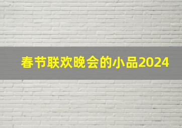 春节联欢晚会的小品2024