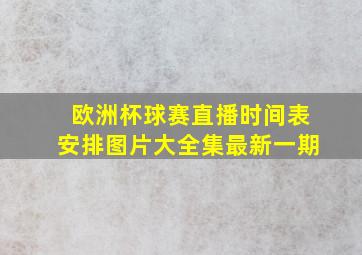 欧洲杯球赛直播时间表安排图片大全集最新一期