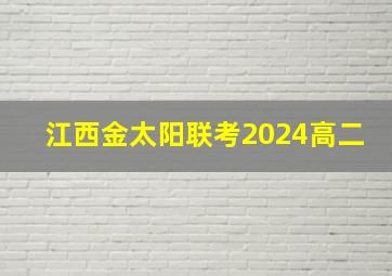 江西金太阳联考2024高二