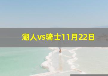 湖人vs骑士11月22日