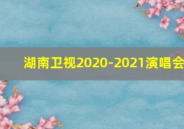 湖南卫视2020-2021演唱会