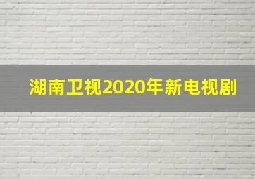 湖南卫视2020年新电视剧