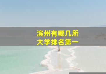 滨州有哪几所大学排名第一