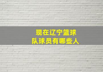 现在辽宁篮球队球员有哪些人