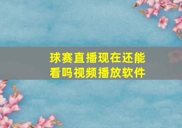 球赛直播现在还能看吗视频播放软件