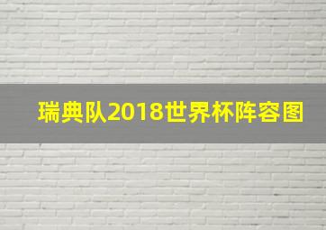 瑞典队2018世界杯阵容图