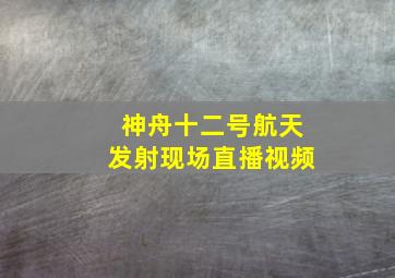 神舟十二号航天发射现场直播视频