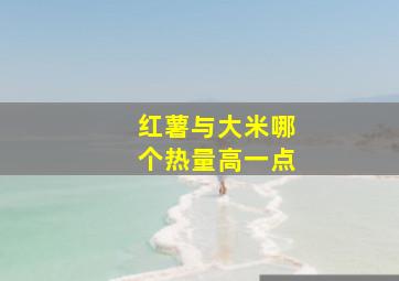 红薯与大米哪个热量高一点