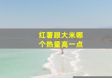 红薯跟大米哪个热量高一点