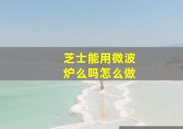 芝士能用微波炉么吗怎么做