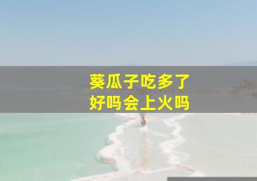 葵瓜子吃多了好吗会上火吗