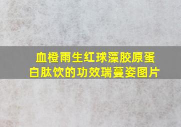 血橙雨生红球藻胶原蛋白肽饮的功效瑞蔓姿图片