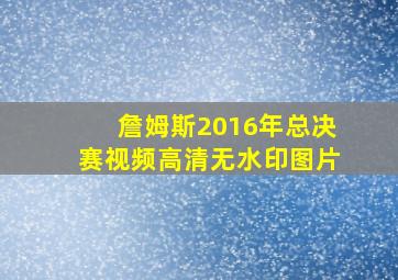 詹姆斯2016年总决赛视频高清无水印图片