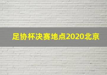 足协杯决赛地点2020北京