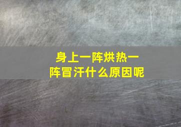 身上一阵烘热一阵冒汗什么原因呢