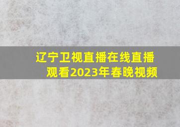 辽宁卫视直播在线直播观看2023年春晚视频